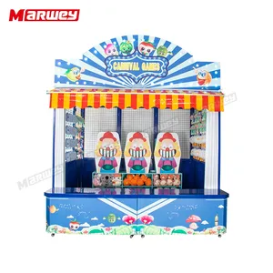 Atacado Barato Carnaval Passeios Jogos Para Crianças Beanbag Toss Carnival Game Stalls Outdoor Tooth Knockout Carnival Game Booth