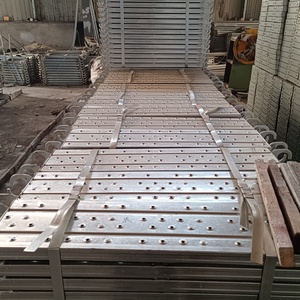Planche d'échafaudage en acier Q235 de haute qualité, galvanisée à chaud, haute résistance, pour la construction - Product Image 1