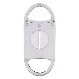 Stainless Steel Cigar Cutter Bar Shape Portable Manual Single Blade Cigar Accessory - Product Image 4