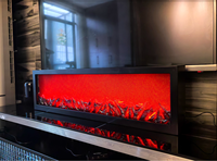 Cheminée électrique 97 cm à bas prix 2025, style européen, pour salon, fabricants, simulation de flamme LED, lampe décorative de cheminée