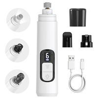 Großhandel 6-Gang Elektrischer Krallenschleifer für Haustiere mit LED-Licht USB-Aufladbar Leiser Motor für Hunde- und Katzenpflege-Set