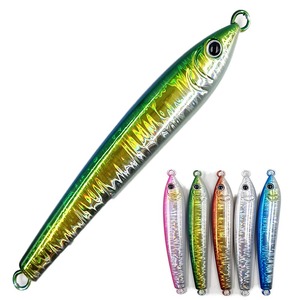 Leurre <span class=keywords><strong>de</strong></span> pêche <span class=keywords><strong>en</strong></span> métal Alpha multicolore 150g/200g avec yeux 3D, jigging durable <span class=keywords><strong>en</strong></span> feuille métallique pour la pêche <span class=keywords><strong>en</strong></span> <span class=keywords><strong>eau</strong></span> profonde - Product Image 2