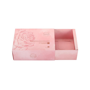 Caja de Regalo de Cartón con Impresión de Logotipo Personalizado, Caja de Embalaje de Papel de Lujo con Cajón Deslizante para Productos Cosméticos - Product Image 1