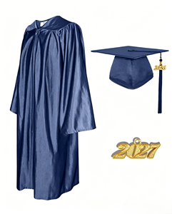 Ensemble de robes de cérémonie de remise des diplômes en tricot brillant et confortable avec gland pour les diplômés du collège et du lycée, automne/hiver - Product Image 3