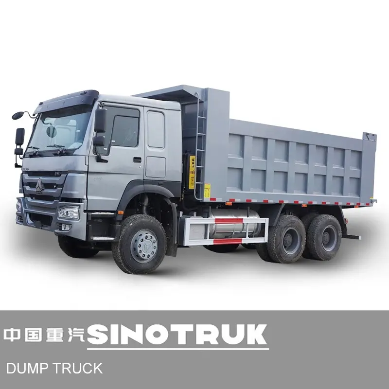 SINOTRUK Howo Sử Dụng Tipper Xe Tải 8X4 Lái Xe Dump Xe Tải 10 Bánh Xe Mỏ Tipper Xe Tải