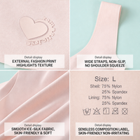 Soutien-gorge sans couture pour femme, à bretelles larges, sans armatures, push-up, bonnet complet, réglable, maintien doux, col en V, respirant, pour l'été et le quotidien