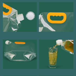 Pochettes à bec verseur pour emballage de bière et vodka 1L 2L 3L 5L, résistantes à l'humidité, avec impression hélio, épaissies, pour stockage de céréales, transparentes - Product Image 2