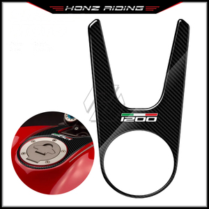 Protecteur de réservoir supérieur de moto, aspect carbone 3D, pour <span class=keywords><strong>Ducati</strong></span> <span class=keywords><strong>Monster</strong></span> 1200 2015 <span class=keywords><strong>2016</strong></span> 2017 - Product Image 2