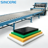 Ligne d'extrusion de feuilles épaisses PP PE à fonctionnement stable, machine de fabrication de panneaux plastiques de grande épaisseur avec une bonne planéité des plaques
