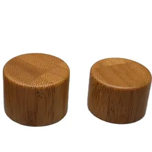 Bamboo Lid Inner Plastic Wooden Caps For 18mm/20mm/24mm/28mm Small Bottles