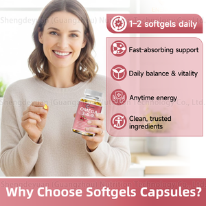 OEM Private Label Adult Omega 3 6 9 Softgels (120 Capsules/Bottle) for <strong>Brain</strong> &amp; Immune Health Support - Product Image 4