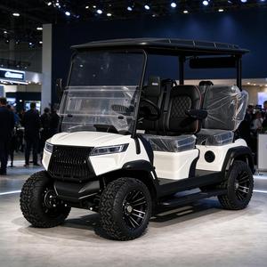 Carrito de Golf Elevado de 4 Plazas, Eléctrico de Litio, Todoterreno, con Suspensión Independiente y Color Personalizado - Product Image 1