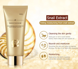 Nettoyant coréen pour soins de la peau Advanced Snail Mucin Nettoyant pour le <span class=keywords><strong>visage</strong></span> Nettoyant hydratant Nettoyant démaquillant Mousse - Product Image 2