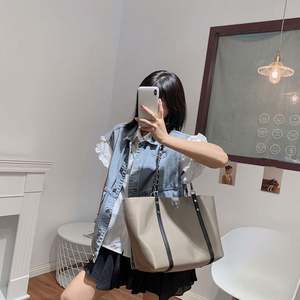 Bolso de Mano de Cuero PU Impermeable de Moda para Mujer, Bolso de Compras con Cadena, Logotipo Personalizado - Product Image 6