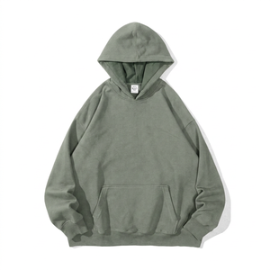Sweat à capuche zippé Mexion pour homme, coupe classique, respirant, en polyester/coton écologique, uni, pour l'hiver - Product Image 2