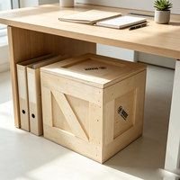 Boîte en bois de pin et balsa avec couvercle coulissant, personnalisable, gravure laser, réutilisable, Feng Shui