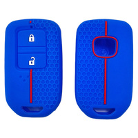 Casing Kunci Mobil Jarak Jauh untuk Honda Fit GP5 Shuttle Gp8 JADE VEZEL City Civic Jazz BRV 2 Tombol Penutup Kunci Silikon Aksesori Mobil