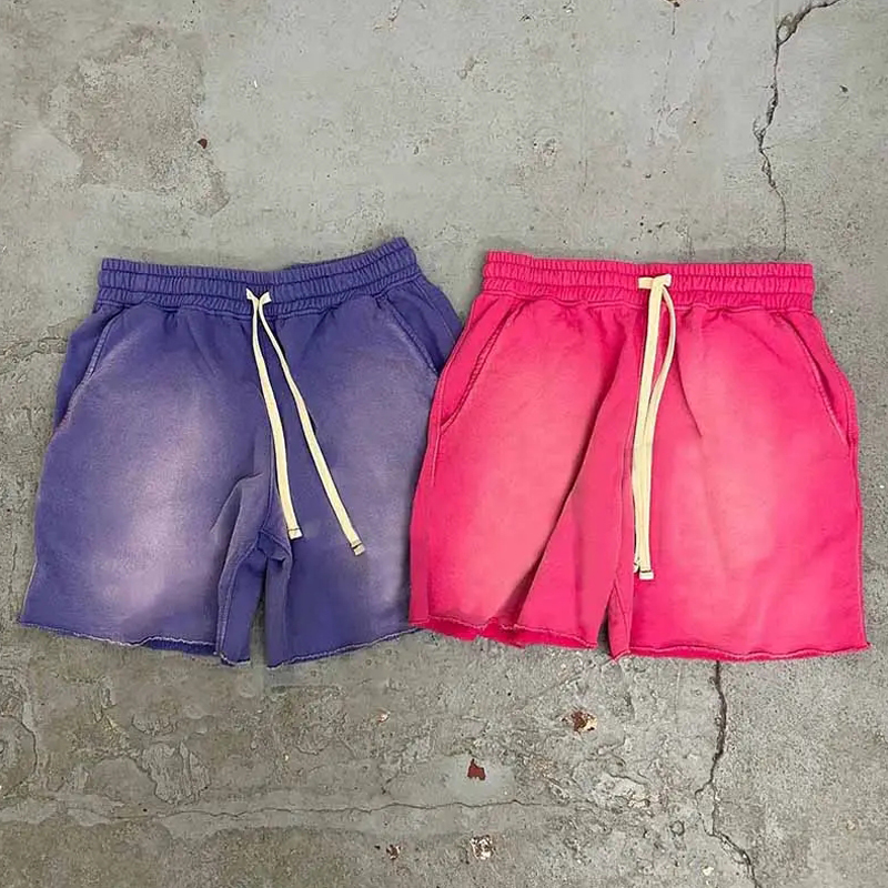 High Quality Acid Wash Shorts - Trendy Streetwear Fashion