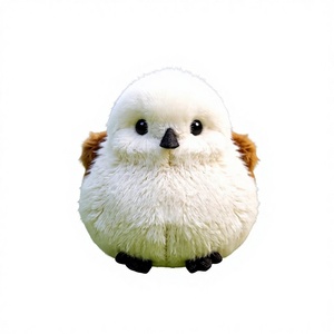 Peluche longue et moelleuse de type Sissine Blanche, adorable oreiller en forme d'oiseau perroquet pour dormir, cadeau pour filles - Product Image 1