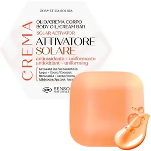 Solido naturale sensi antiossidante crema per il corpo protezione solare olio attivatore per lozione abbronzante - Product Image 1