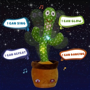 Juguete de Cactus que Imita la Voz con Luces, Canta y Repite <span class=keywords><strong>lo</strong></span> que Dices, Relleno de Algodón PP - Product Image 5