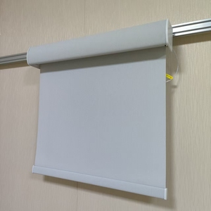Factory Price Customized Size Motorized Spring <strong>Roller</strong> Shade Blackout Electric &amp; Manual Dual Control Cordless <strong>Roller</strong> <strong>Blind</strong> <strong>Grey</strong> - Product Image 5
