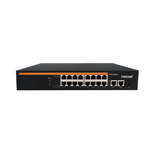 TINCAM Glasfaser-PoE-Switch 16 100M POE 2 100M Uplink 1 Gigabit SFP Kompatibel mit AP WiFi6 PoE IP-Kameras für CCVT-Systeme - Product Image 4