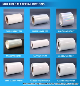 5inch nhãn cuộn cao Glossy dính giấy nhãn dán nhãn cho tự dính LaserJet phương tiện truyền thông Pro 1050 trống bao bì nhãn - Product Image 5