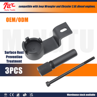 Kit d'outils de calage moteur diesel CRD en acier 2.5 2.8 pour Chrysler Jeep Cherokee, outil de blocage de vilebrequin et d'arbre à cames pour l'entretien