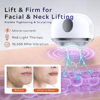 Eveekon 7-in-1 Elektrisches Gua Sha Gesichtsmassagegerät, Heiß-Kalt Gesichts- und Halsmodellierungswerkzeug, Vibration zur Straffung und Formung