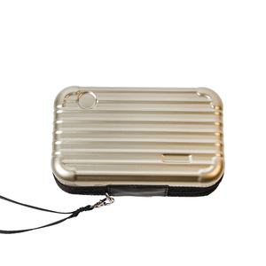 7 Inch Hard <b>Shell</b> Waterproof Cosmetic Bag Rectangle Zipper Closure Multi Functional Travel Storage Case For Women - Product Image 1