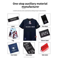 Étiquette personnalisée en papier noir texturé épais avec gaufrage à chaud doré pour boutiques de vêtements haut de gamme pour femmes