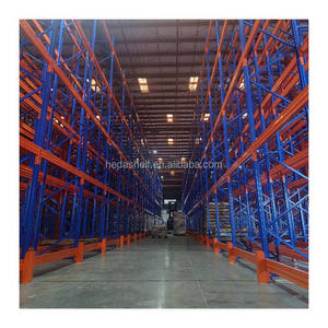 סיטונאי מערכת מירוצים מחסן סיטונאי מערכת ברזל מתכת כבדה מדפים מחסן לדחוף האחורי - Product Image 1