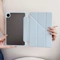 Étui de protection pour Samsung Galaxy Tab avec support pour stylet pour Tab A11/A9+ 11 pouces et 8,7 pouces, étui transparent magnétique
