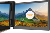 Eloam EL-P2 PRO Écran Triple Extensible 11,6 Pouces 60Hz FHD IPS Type-C Sans Cadre 99% RGB Compatible M1 MacBook USB