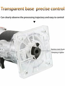 Fresadora Eléctrica de 220V para Trabajos en Madera, 800W, Sin Escobillas, 4A, 30000 RPM, Herramienta de Grabado, Recorte y Ranurado, Carcasa Metálica - Product Image 4