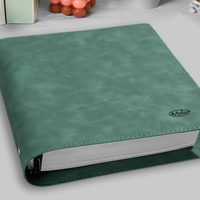 Offre Spéciale A5 cahier personnalisé en cuir PU couverture imperméable couverture rigide reliure personnalisée reliure organisateur planification cahier à feuilles mobiles