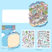 JHM Magic Themed Fun DIY Stickers Scène Créez Votre Propre Mini Chambre Autocollants pour Scrapbooking Décoration