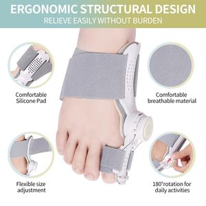 Adjustable SEBS Breathable Durable <b>Toe</b> Separator Flexible Bunion Relief Pad for Comfortable Foot Alignment - Product Image 4