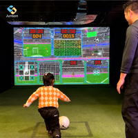Simulateur de football interactif en réalité augmentée pour intérieur, simulateur de football virtuel, équipement d'entraînement au football intelligent