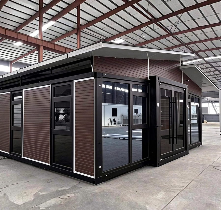 Construction Container 40 Folding Container Homes Prefab Houses Modular Expandable House for ...