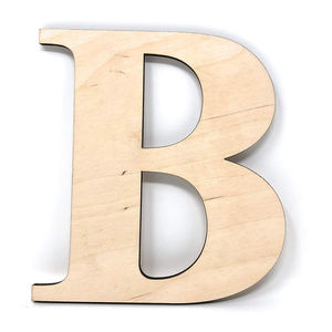 दीवार और घर की सजावट के लिए अंग्रेजी अक्षरों के साथ गर्म बिकने वाली DIY लकड़ी की शिल्प कौशल - Product Image 4