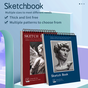 Top Spiral Sketch <strong>Book</strong> A4 8.3x11.7 Inch 60 Sheets Thick Lint Free Sculpture Cover For Artist <strong>Drawing</strong> Student School Art Gift - Product Image 1