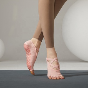 Calzini Antiscivolo a Cinque Dita per Barre Ballet, Yoga e Pilates per Donne, Vendita all'Ingrosso - Product Image 5