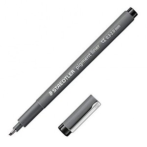 STAEDTLER C2 PIGMENT LINER PEN, NEGRO - Product Image 1