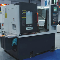 Torno CNC de torreta de 10 estaciones del fabricante chino para sistema Siemens LK-160, torno CNC horizontal de bancada inclinada personalizado