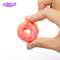 Desain baru grosir permen beku besar cincin persik kering permen buah rasa permen Halal