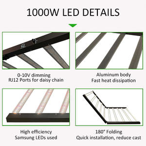 Lm301h Evo Lm281b pianta a Led coltiva luce 170cm 180cm di lunghezza <span class=keywords><strong>5x8</strong></span> coltiva luci 1000W Ac brasile noi locali - Product Image 2