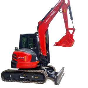 รถขุดไฮดรอลิกขนาดเล็ก Kubota KX163-3 มือสอง ขายดี ปี 2025, รถขุดตีนตะขาบขนาดเล็ก 6 ตัน พร้อมหัวเจาะและหัวเจาะกระแทก - Product Image 1
