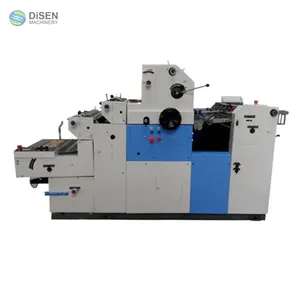 High precision double coding single color offset printing machine price